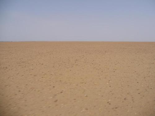 The flat, featureless topography of southeastern Sudan provided unhindered views of the horizon